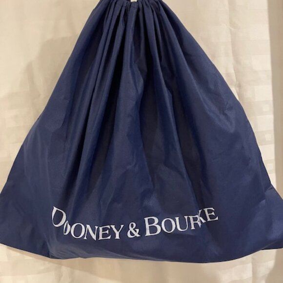 Beautiful Dooney & Bourke NAVY pebble leather tote-barely carried EUC! - Picture 9 of 9
